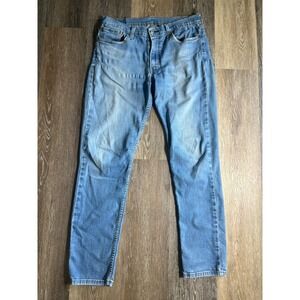 Levi's 511 Slim Fit Jeans Mens 34x34 Light Blue Good Stretch Denim Pants